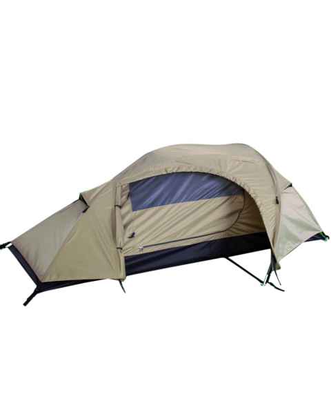 Mil-Tec EINMANNZELT RECOM COYOTE Zelt Outdoor Camping