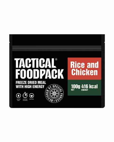 Mil-Tec TACTICAL FOODPACK CHICKEN AND RICE Kochuntensilien Outdoor Camping