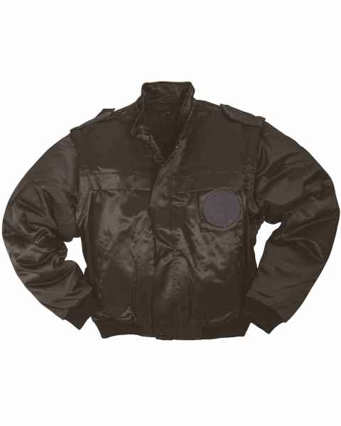 Mil-Tec SECURITY BLOUSON ZIP-OFF SCHWARZ Outdoorjacke Jacke