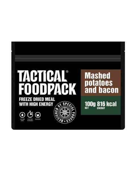 Mil-Tec TACTICAL FOODPACK MASHED POTATOES AND BACON Kochuntensilien Camping