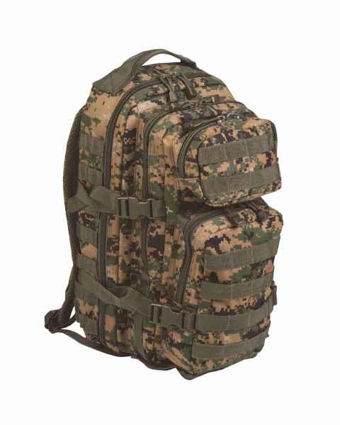 Mil-Tec US ASSAULT PACK SM DIGITAL W/L Tourenrucksack Rucksack Tasche