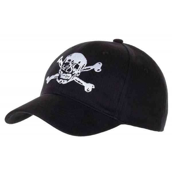 ProCompany BB Cap flach Totenkopf schwarz