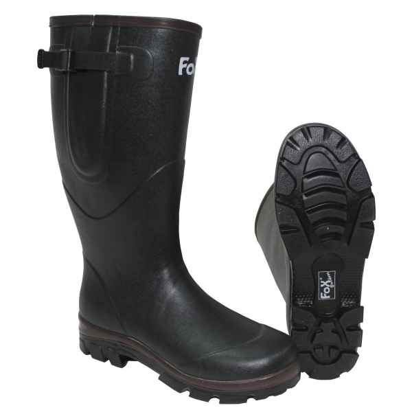 FoxOutdoor Gummistiefel oliv mit Neoprenfütterung