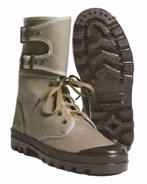 Mil-Tec FRANZ.COM.Stiefel Schuhe CANVAS M.SCHN.OLIV Stiefel Schuhe