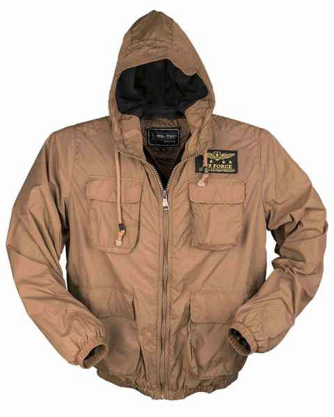 Mil-Tec AIR FORCE JACKET COYOTE Outdoorjacke Jacke