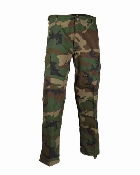 Mil-Tec US BDU FELDHOSE R/S WOODLAND Cargohose