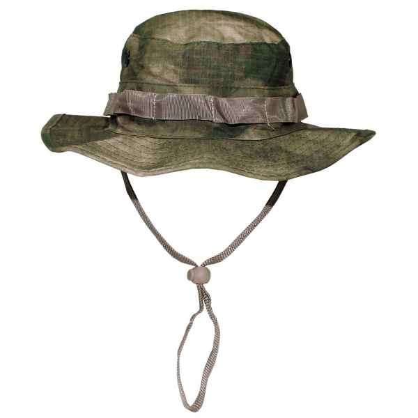 MFH US GI Buschhut mit Kinnband GI Boonie R/S HDT-camo FG