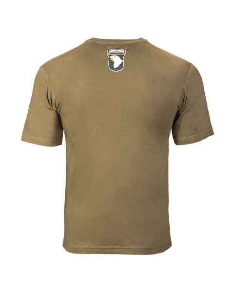 Mil-Tec T-SHIRT M.DRUCK 101ST AB OLIV T-Shirt print