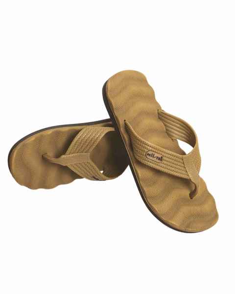 Mil-Tec COMBAT ZEHENSANDALEN COYOTE Badeschuhe