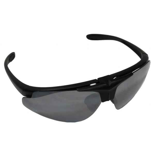 MFH Armee Sportbrille Hawk schwarz 2 Ersatzgläser