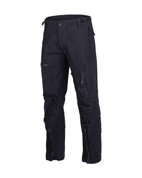 Mil-Tec FLIEGERHOSE COTTON PREWASH SCHWARZ Cargohose