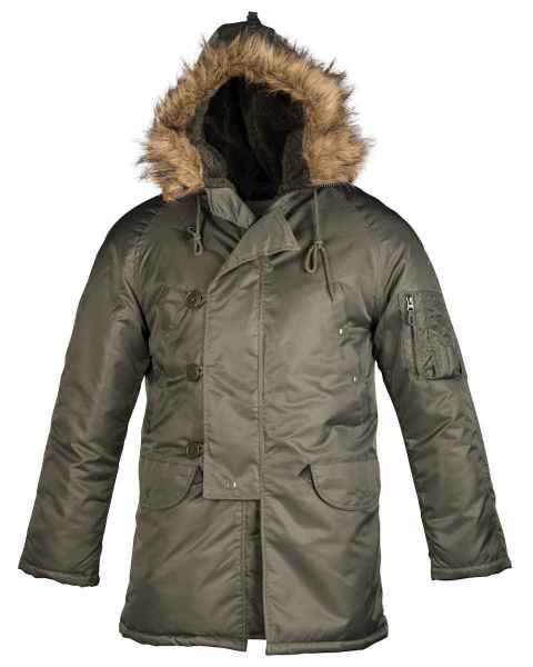 Teesar US FLIEGERPARKA N3B TEESAR OLIV Outdoorjacke Jacke