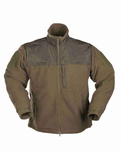 Mil-Tec ELITE FLEECE JACKE HEXTAC OLIV Fleecejacke