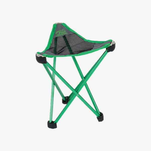 Highlander Campingstuhl FUR102 AYR TRIPOD STOOL GREEN/GREY