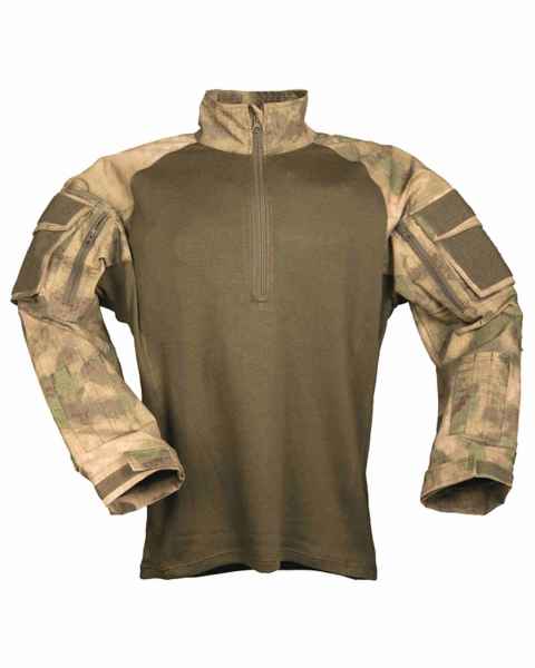 Mil-Tec COMBAT SHIRT FLAMMH.ISO11612 MIL-TACS FG Sweatshirt Langarmshirts
