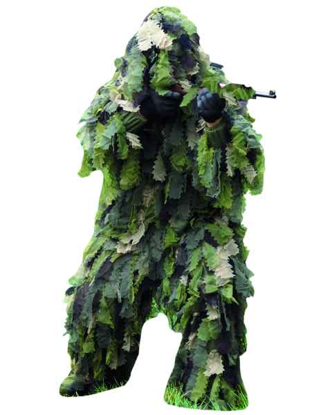 Mil-Tec GHILLIE SUIT OAK LEAF 3D 3PC.W/L Tarnanzug