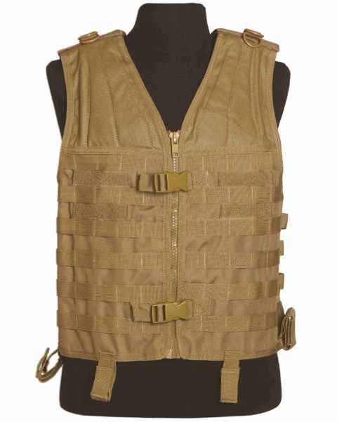 Mil-Tec MOLLE CARRIER WESTE COYOTE Weste