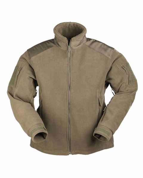 Mil-Tec DELTA-JACKET FLEECE OLIV Fleecejacke