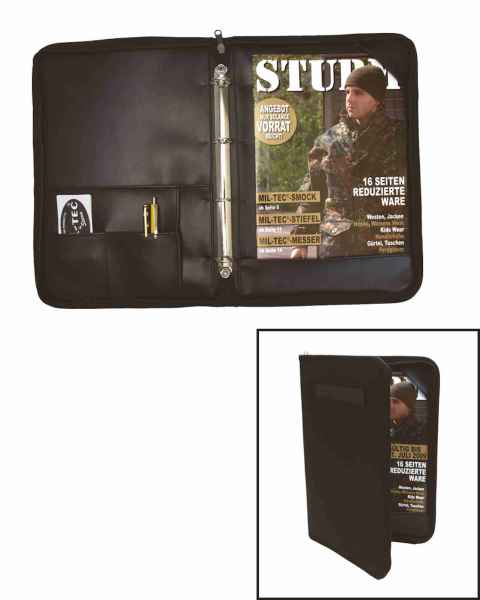 Mil-Tec BW KOMMANDEURS-MAPPE DIN A4 SCHWARZ