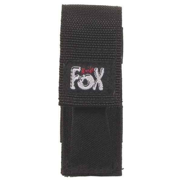 FoxOutdoor Messer-Etui Nylon klein schwarz,quer und längs tragbar