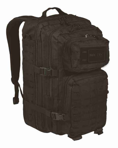 Mil-Tec US ASSAULT PACK LG LASER CUT SCHWARZ Tourenrucksack Rucksack Tasche