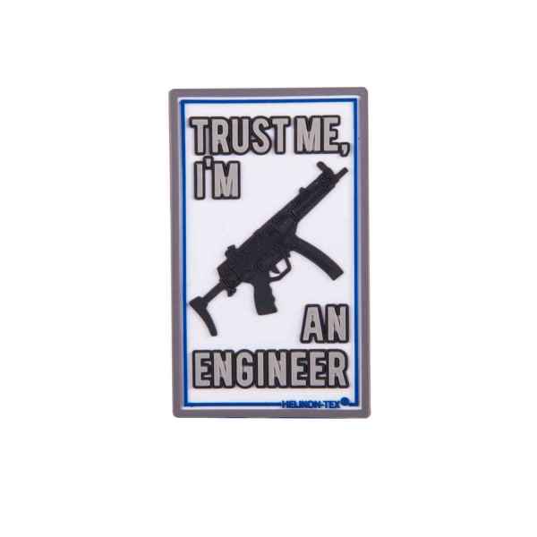 Helikon-Tex Trust Me I'm An Engineer Patch PVC White Abzeichen Army
