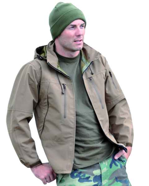 Mil-Tec SOFTSHELL JACKE PCU COYOTE Softshell