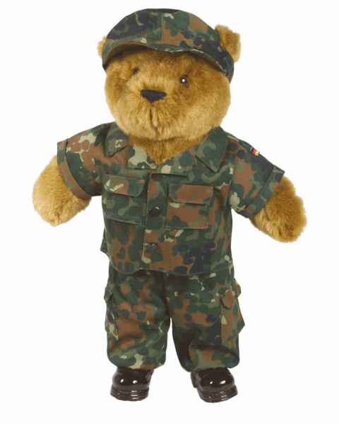 Mil-Tec TEDDYANZUG GROSS FLECKTARN Deko- Artikel Teddybär