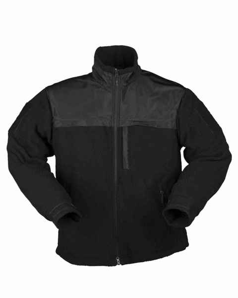 Mil-Tec ELITE FLEECE JACKE HEXTAC SCHWARZ Fleecejacke