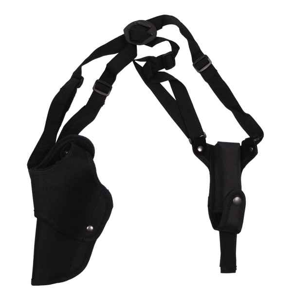 MFH Pistolenschulterholster links schwarz mit Magazintasche