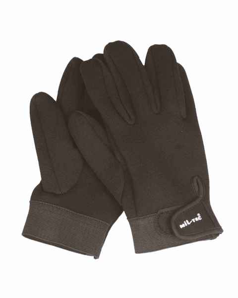 Mil-Tec NEOPREN HANDSCHUHE SCHWARZ KURZ Fingerhandschuh Handschuh