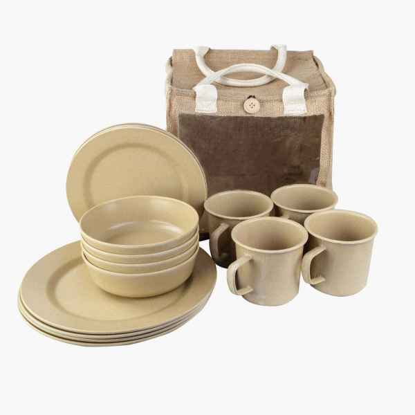 Highlander Picknick-Set CP205 16PC ECO FRIENDLY PICNIC SET