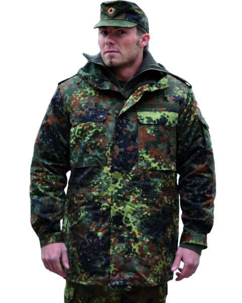 Mil-Tec BW FELDJACKE PARKA FLECKT.NACH TL Outdoorjacke Jacke