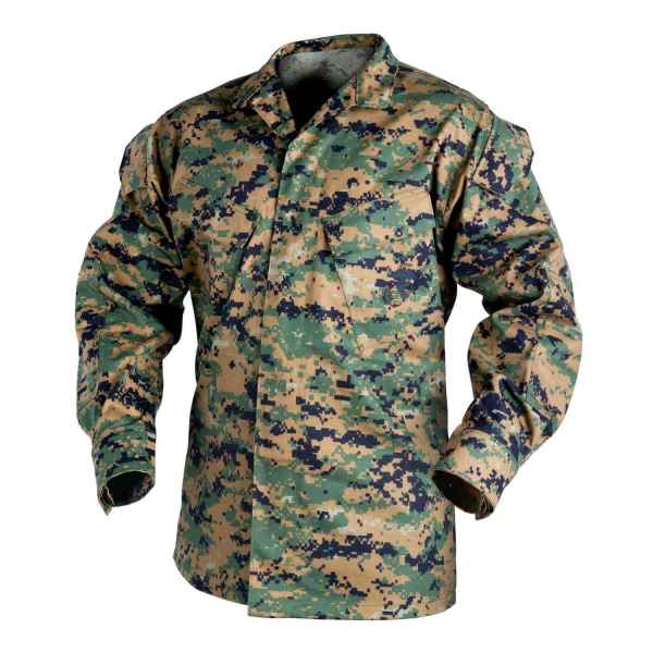 Helikon-Tex USMC Shirt Poly Cotton Twill USMC Digital Woodland Hemd