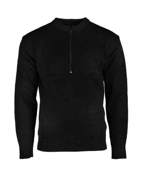 Mil-Tec SCHWEIZ.ARMEEPULLOVER M.RV SCHWARZ Strickpullover