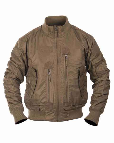 Mil-Tec US TACTICAL FLIEGERJACKE DARK COYOTE Outdoorjacke Jacke