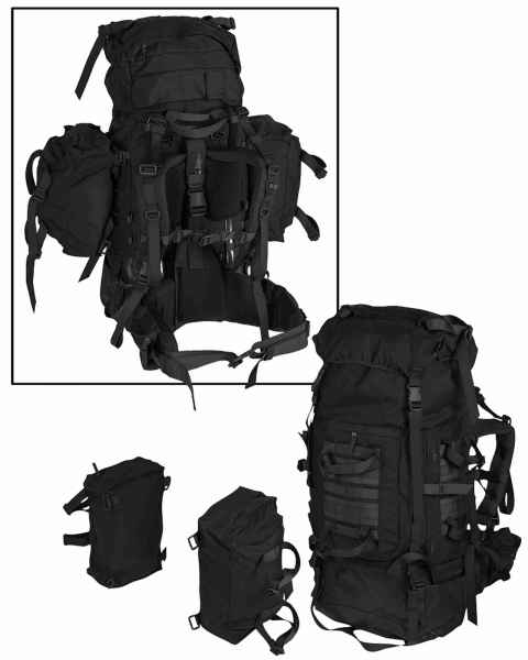 Teesar RUCKSACK TEESAR 100 LTR SCHWARZ Tagesrucksack Rucksack Tasche