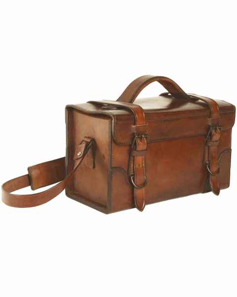 Mil-Tec LEDERTASCHE M.TRAGEGURT BRAUN Tragetasche Tasche