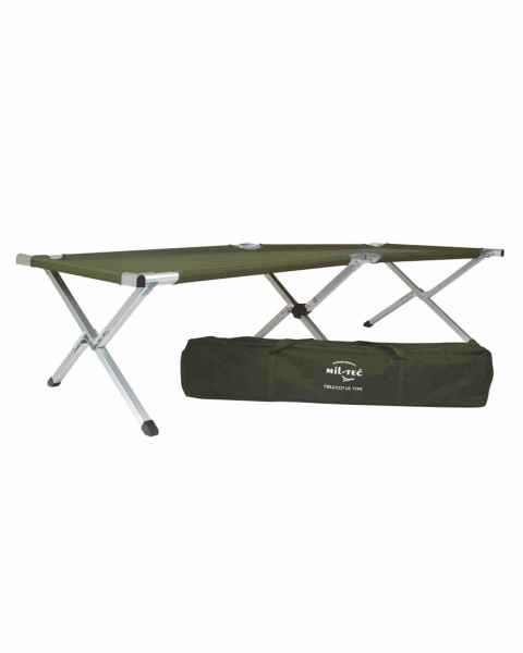 Mil-Tec FELDBETT US TYP ALU M.TA.190X65 CM OLIV Feldbett Outdoor Campen