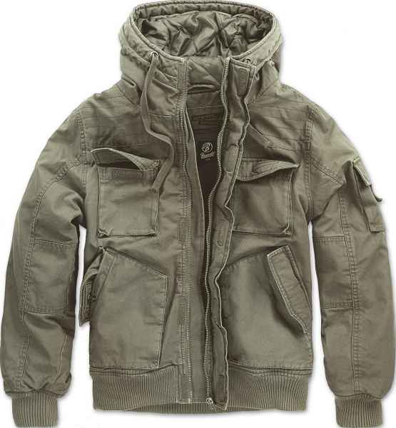 BRANDIT BRONX JACKET S-XXL Kapuze Jacke Bomberjacke Blouson Army Winterjacke 3107