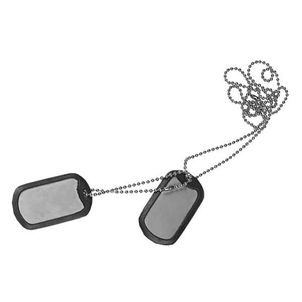 Helikon-Tex Dog Tag Stainless Steel Halskette für Gravur Army