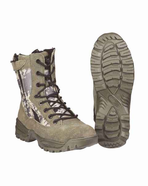 Mil-Tec TACTICAL BOOT TWO-ZIP AT-DIGITAL Stiefel Schuhe