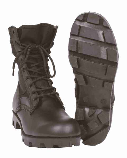 Mil-Tec US DSCHUNGELStiefel Schuhe PANAMA SCHWARZ Stiefel Schuhe