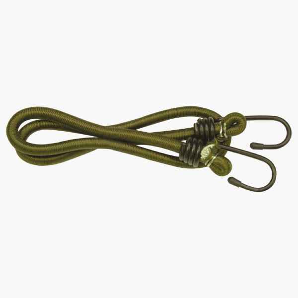 Highlander Spanngummi mit Haken CS171 8MMX75CM OLIVE BUNGEES (2PACK)