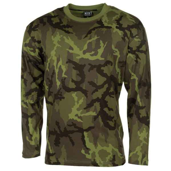 MFH US Tarn-Shirt langarm M 95 CZ tarn 170 g/qm