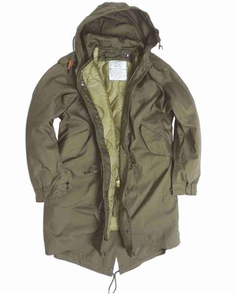 Mil-Tec US SHELL KAPUZENPARKA M51 M.FU.OLIV Outdoorjacke Jacke