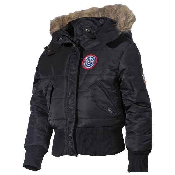 MFH US Kinder-Polarjacke N2B Kapuze mit Fellkragen