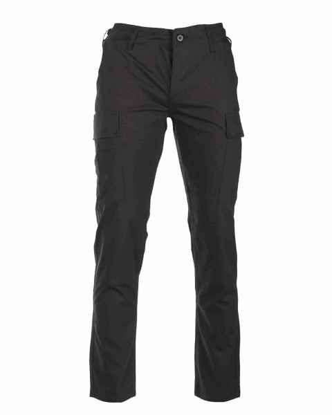 Mil-Tec US BDU FELDHOSE R/S SLIM FIT SCHWARZ Cargohose