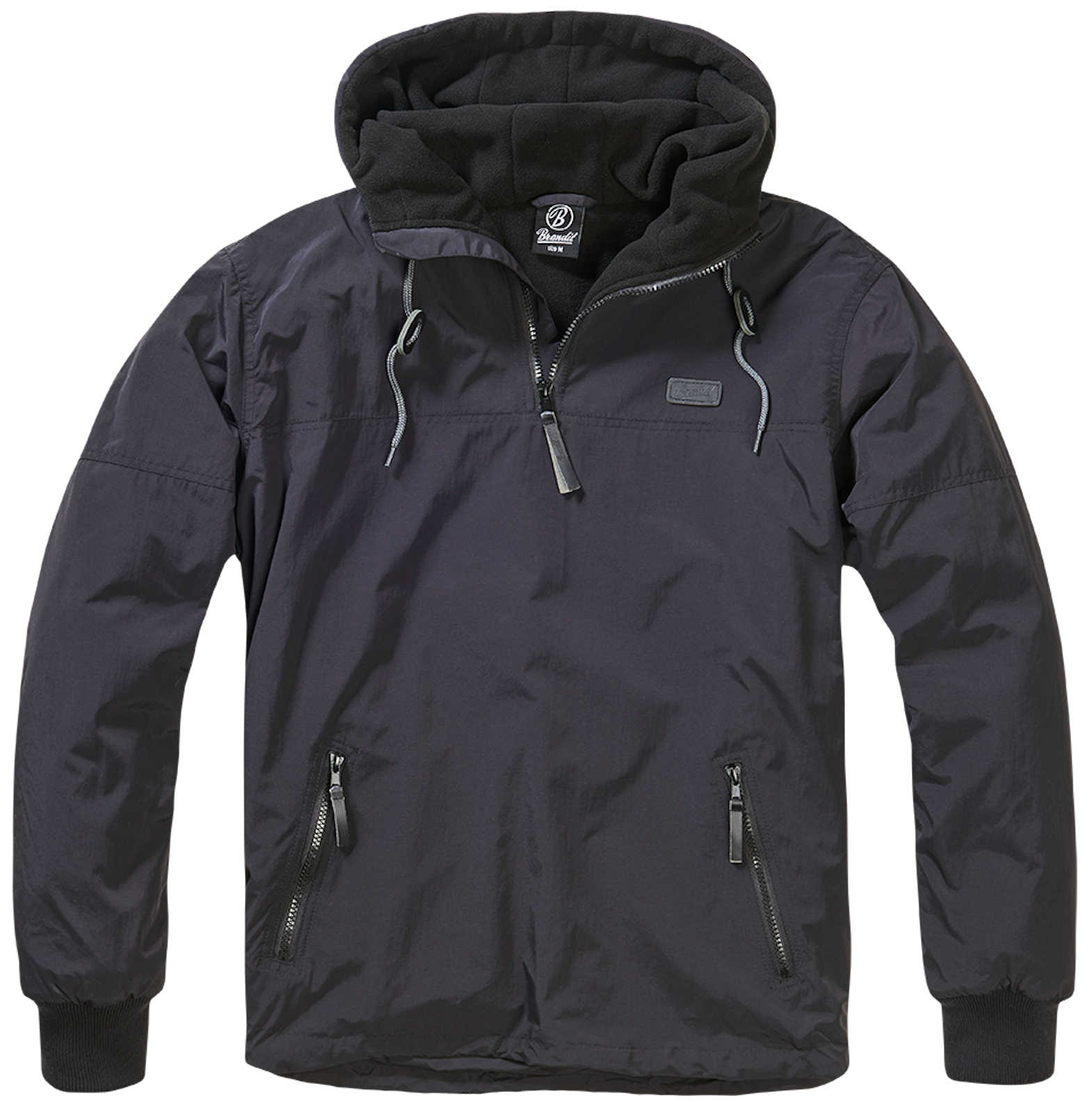 Brandit Herren Luke 9393 Windbreaker Kapuzen Warme Fleece Jacke Softshell 