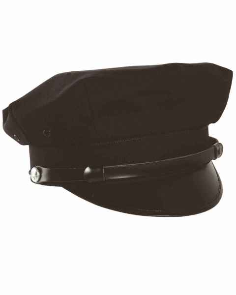 Mil-Tec US POLICE SCHIRMMÜTZE M.ABZ.SCHWARZ Mütze Kappe Hut